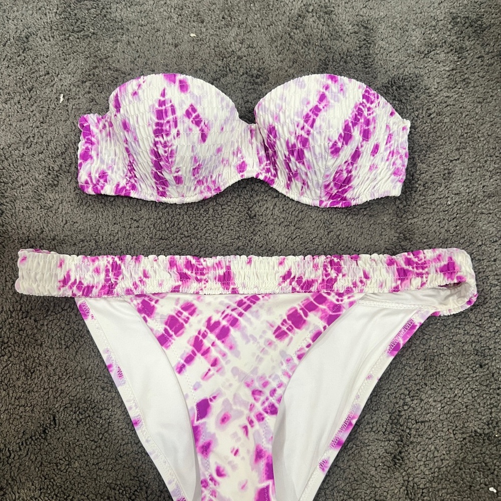 Victoria's Secret Pink and White Bikini